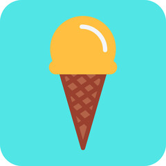 Ice Cream icon single vector illustration