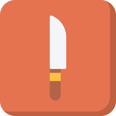 Knife icon single vector illustration