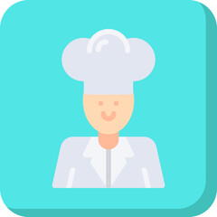 Chef icon single vector illustration