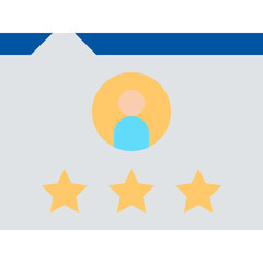 Customer Testimonial icon single vector illustration