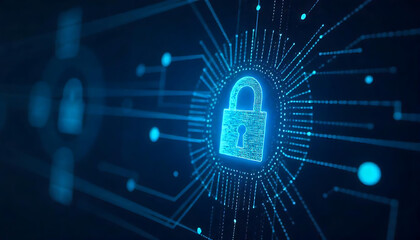 abstract technology background with binary code