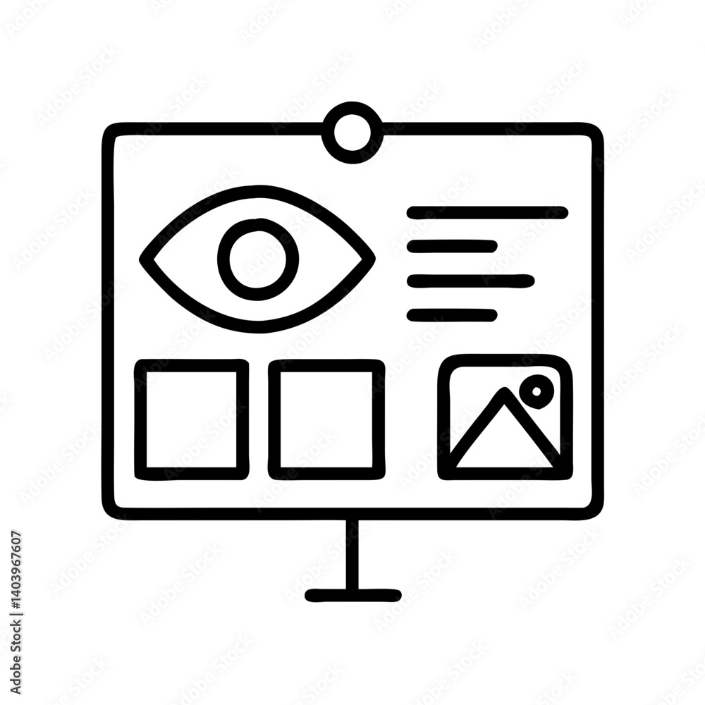 Poster seo marketing dashboard analysis report presentation data visualization strategy outline icon