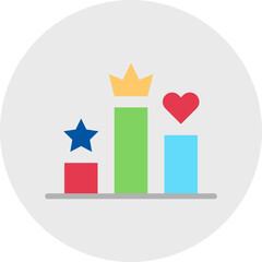 Obraz premium Ranking Factor icon single vector illustration