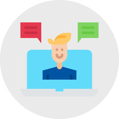 SEO Consulting icon single vector illustration