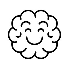 Download cute cloud face vector illustration for weather forecast and design projects use free svg file