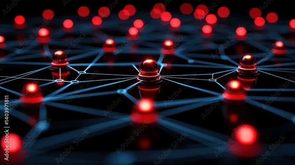 Poster interconnected network: a visual representation of global connectivity