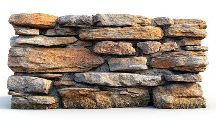 Rustic stone wall