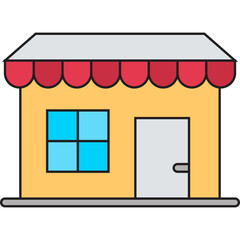 Local Business icon single vector illustration