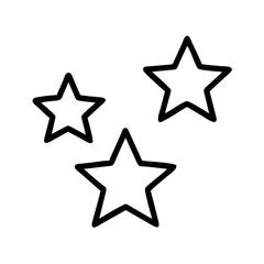 Download outline star vector icon design, star shape illustration, star graphic template, art design vector