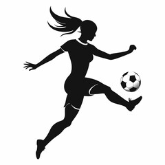 soccer player with ball