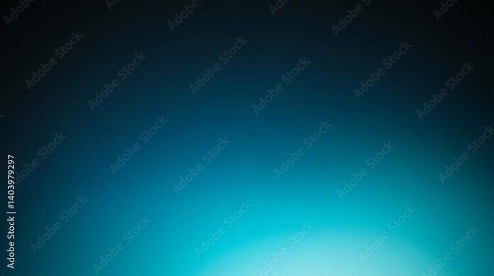 Poster this elegant abstract background showcases a smooth transition from deep black to serene blue, ideal