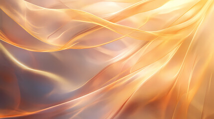 Obraz premium Delicate brushstrokes paint an ethereal tapestry of warm, golden light, colors, abstract. Ethernal Tapestry. Illustration