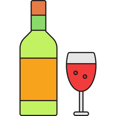 Beverages icon single vector illustration