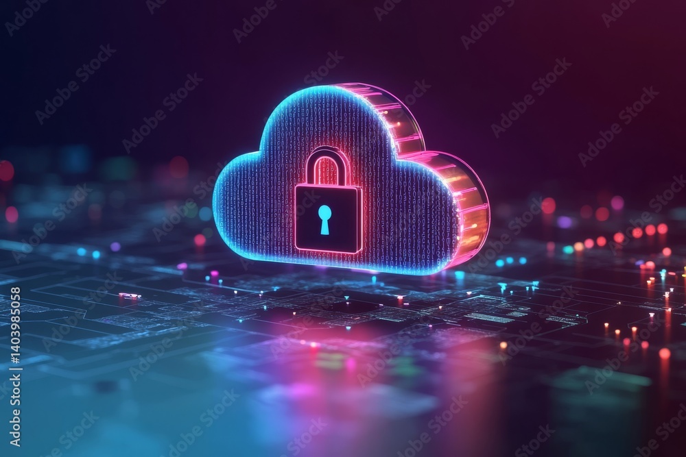 Poster dive into the fascinating world of cloud computing, placing a strong focus on secure encrypted stora