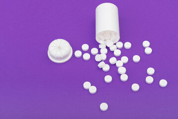 Medicine Pills. Pile of pills.