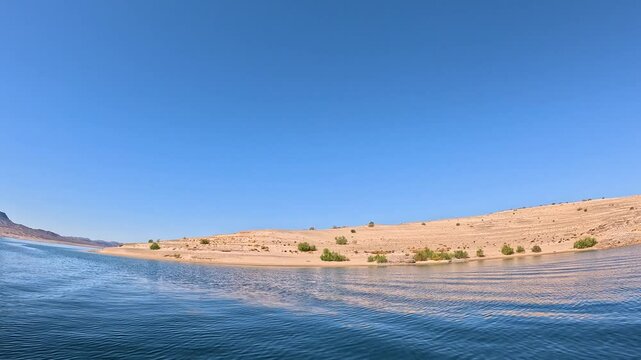 Sandy Beach Lake Mead Nevada 