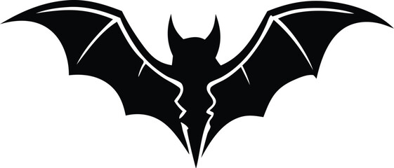 Bat silhouette vector designs 52