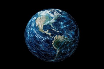 Global network map of Earth