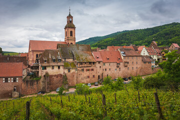 Obraz premium In the historic centre of Riquewihr