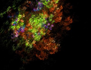 Imaginatory fractal abstract background Image