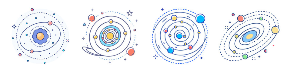 galactic core icon, galactic core vector illustration-simple illustration of galactic core, perfect for galactic core logos and icons