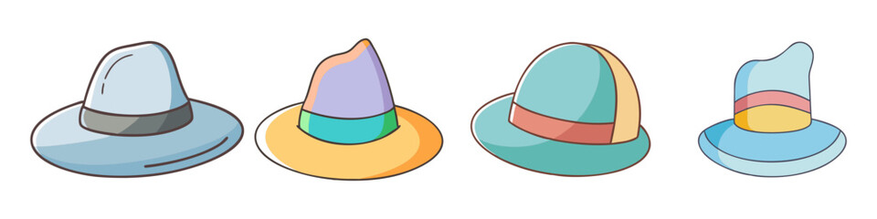 hat icon, hat vector illustration-simple illustration of hat, perfect for hat logos and icons