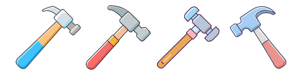 hammer icon, hammer vector illustration-simple illustration of hammer, perfect for hammer logos and icons