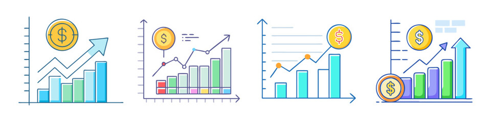 investment graph icon, investment graph vector illustration-simple illustration of investment graph, perfect for investment graph logos and icons