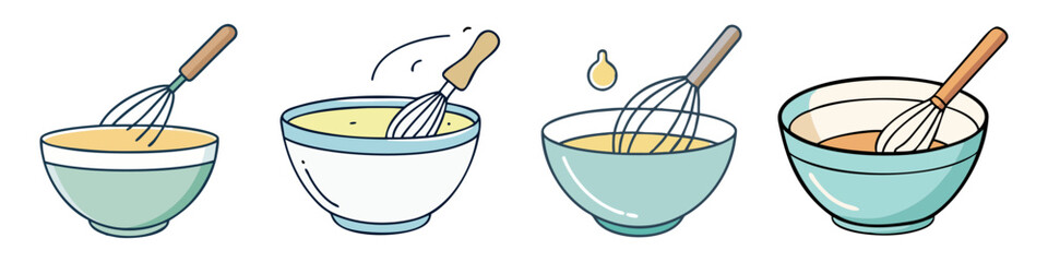 mixing bowl icon, mixing bowl vector illustration-simple illustration of mixing bowl, perfect for mixing bowl logos and icons