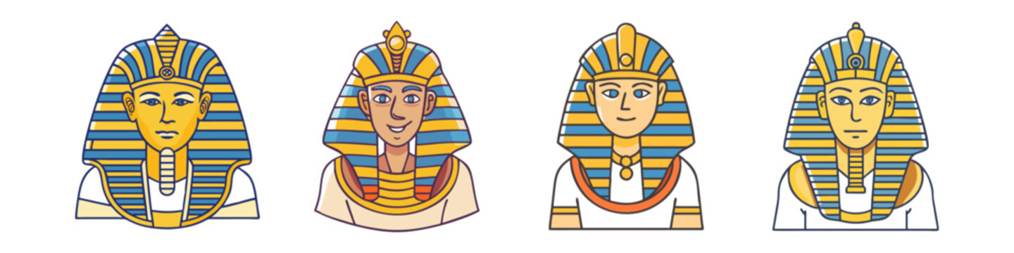pharaoh icon, pharaoh vector illustration-simple illustration of pharaoh, perfect for pharaoh logos and icons