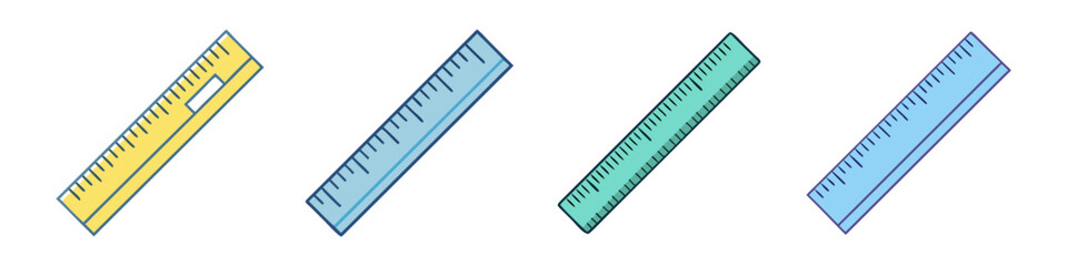 ruler icon, ruler vector illustration-simple illustration of ruler, perfect for ruler logos and icons
