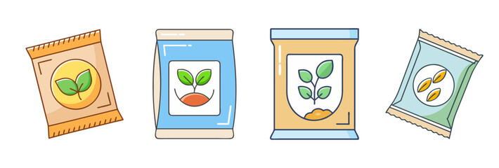 seed packet icon, seed packet vector illustration-simple illustration of seed packet, perfect for seed packet logos and icons