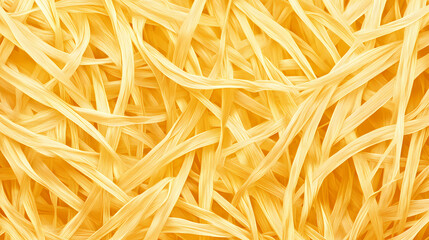 Fototapeta premium Woven straw texture: natural fibers close-up. Warped Fibers. Illustration