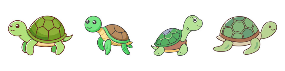 turtle icon, turtle vector illustration-simple illustration of turtle, perfect for turtle logos and icons