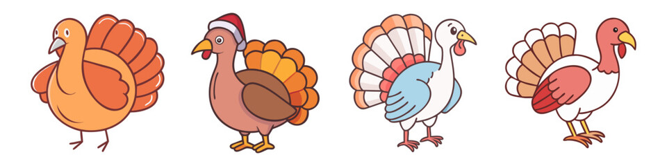 turkey thanksgiving icon, turkey thanksgiving vector illustration-simple illustration of turkey thanksgiving, perfect for turkey thanksgiving logos and icons