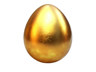 Elegant Golden Hanging Eggs on an Isolated White Background,Elegant and Golden Egg 