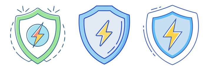 energy shield icon, energy shield vector illustration-simple illustration of energy shield, perfect for energy shield logos and icons