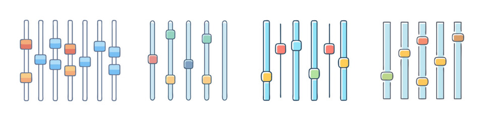 equalizer icon, equalizer vector illustration-simple illustration of equalizer, perfect for equalizer logos and icons