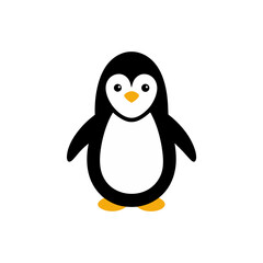Fototapeta premium penguin on the snow