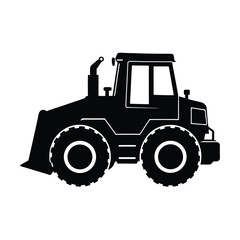 bulldozer vector illustration