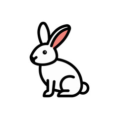 Obraz premium vector illustration of a bunny