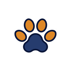Fototapeta premium cat paw prints