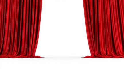 Red curtains PNG transparent. 
