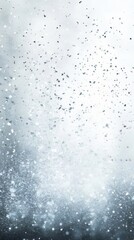 Fototapeta premium Abstract Silver Glitter Falling with Light Background Texture