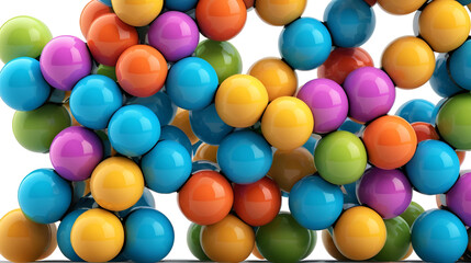 Palmitoyloleoylphosphatidylcholine (POPC) cell membrane building block, molecular model