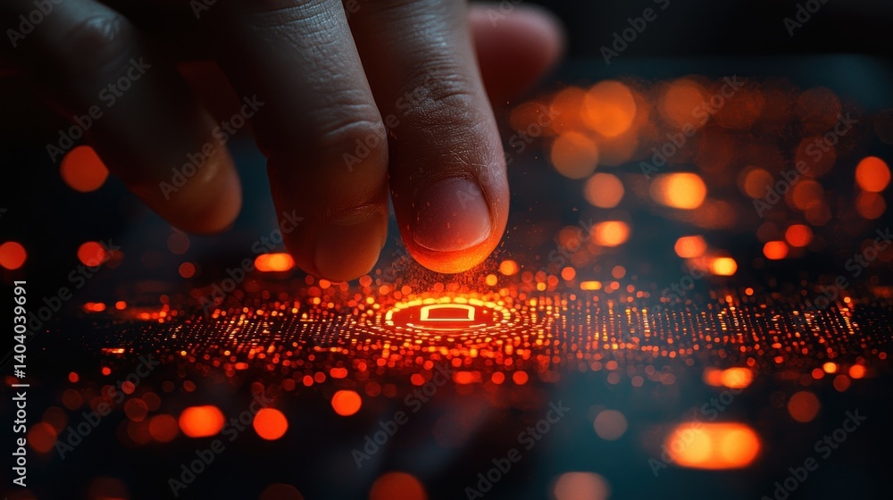 Poster digital fingerprint authentication: secure access to information