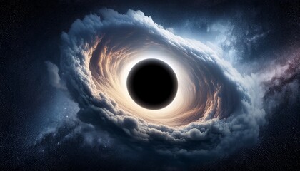 Black Hole clouds high quality render