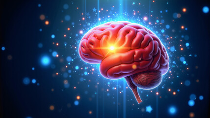 3d rendered illustration of a brain