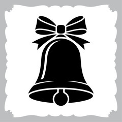 Classic Festive Bell with Bow