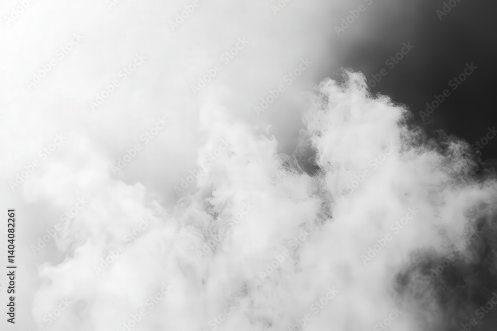 Poster abstract foggy background featuring a white gradient with light rays and blurred grey texture, evoki